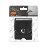 Reiko Leather Case for AirPods in Black | MaxStrata