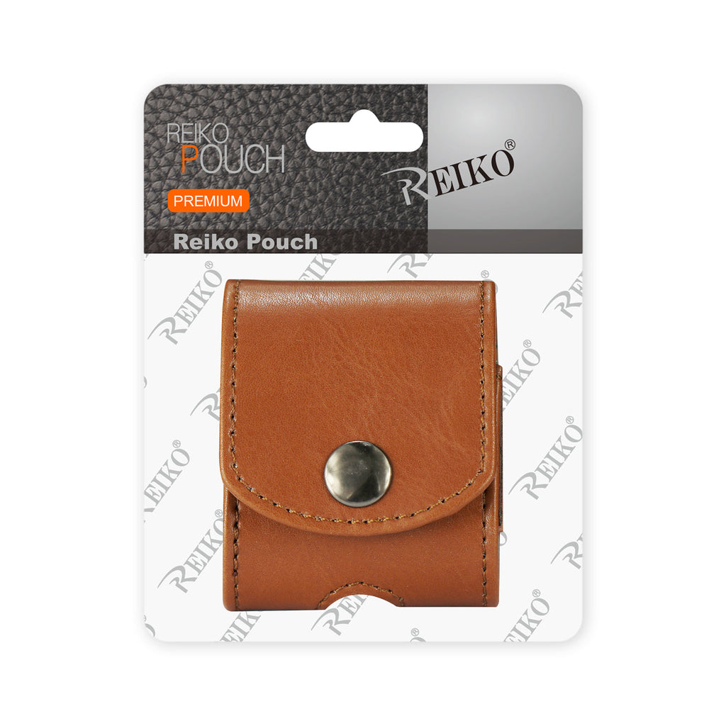 Reiko Leather Case for AirPods in Brown