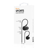 Reiko Universal Sport Stereo Earphones W. Tangle Free Noodle Cable & Mic in White | MaxStrata