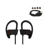Reiko Universal Sport Bluetooth Headphones with HD Sound Quality & Sweat Proof in Black | MaxStrata
