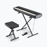 On-Stage Keyboard Stand and Bench Pack with Keyboard Sustain Pedal (KPK6550) | MaxStrata®