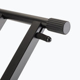 On-Stage Double-X ERGO-LOK Keyboard Stand with Second Tier (KS7292)