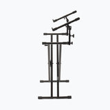 On-Stage Double-X ERGO-LOK Keyboard Stand with Second Tier (KS7292)