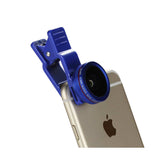 Reiko Professional HD Camera Lens Kit Built in 15X Macro Lens Navy for iPhones & Smartphones | MaxStrata