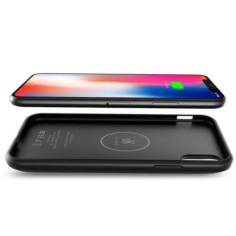 Reiko iPhone X Battery Case with Qi Wireless Charging, Support Mfi-Certified MFi-Certified Lightning Headphones, Real 3000mAh | MaxStrata
