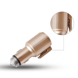 Reiko Quick Car Charger, 4.8A Dual USB Fast Car Charger with Life Guard Charge Technology in Gold | MaxStrata