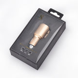 Reiko Quick Car Charger, 4.8A Dual USB Fast Car Charger with Life Guard Charge Technology in Gold | MaxStrata