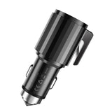 Reiko Quick Car Charger, 4.8A Dual USB Fast Car Charger with Life Guard Charge Technology in Gray | MaxStrata