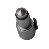 Reiko Quick Car Charger, 4.8A Dual USB Fast Car Charger with Life Guard Charge Technology in Gray | MaxStrata