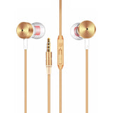 Reiko MT-H10 Universal Earphones in Gold | MaxStrata