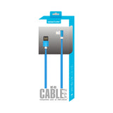 Reiko Moisture 2.6A Premium Full Steel USB to 8-Pin Cable in Blue | MaxStrata