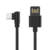 Reiko Moisture 2.6A Premium Full Steel USB to Type C Cable in Black | MaxStrata