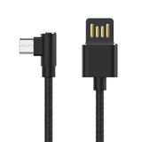 Reiko Moisture 2.6A Premium Full Steel USB to Micro Cable in Black | MaxStrata