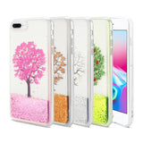 Reiko iPhone 8 Plus Clear Bumper Cases(4Pcs) with Tree Design in Four Seasonal Colors | MaxStrata