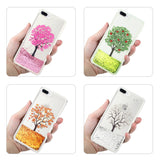 Reiko iPhone 8 Plus Clear Bumper Cases(4Pcs) with Tree Design in Four Seasonal Colors | MaxStrata