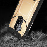 Reiko Alcatel 7 Folio Metallic Front Cover Case in Gold | MaxStrata