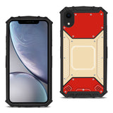 Reiko Apple iPhone XR Metallic Front Cover Case in Red & Gold | MaxStrata