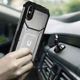 Reiko iPhone XS Max Metallic Front Cover Case in Gray | MaxStrata