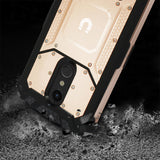 Reiko LG K10 (2018) Metallic Front Cover Case in Rose Gold | MaxStrata