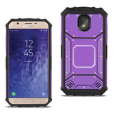 Reiko Samsung Galaxy J3 (2018) Metallic Front Cover Case in Purple | MaxStrata