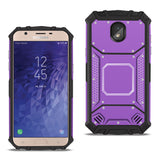 Reiko Samsung Galaxy J7 (2018) Metallic Front Cover Case in Purple | MaxStrata