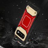 Reiko Samsung Galaxy S10 Metallic Front Cover Case in Red & Gold | MaxStrata