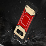 Reiko Samsung Galaxy S10 Lite (S10E) Metallic Front Cover Case in Red & Gold | MaxStrata