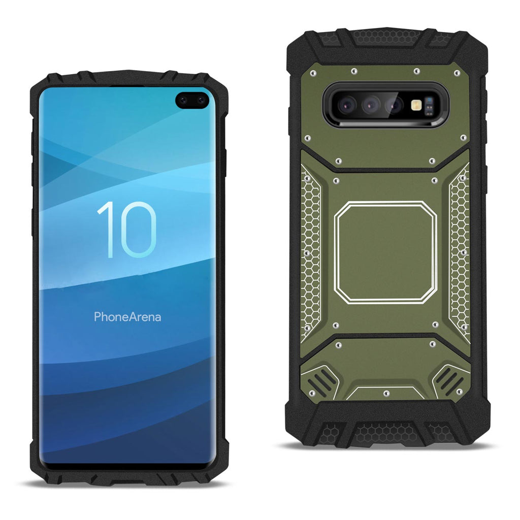 Reiko Samsung S10 Plus Metallic Front Cover Case in Gray | MaxStrata