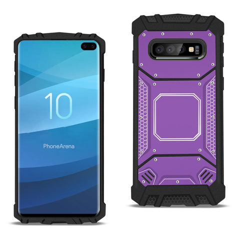 Reiko Samsung S10 Plus Metallic Front Cover Case in Purple | MaxStrata