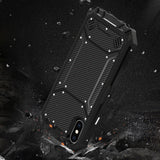 Reiko Apple iPhone X Carbon Fiber Hard-Shell Case in Black | MaxStrata