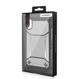 Reiko Apple iPhone X Carbon Fiber Hard-Shell Case in Gray | MaxStrata