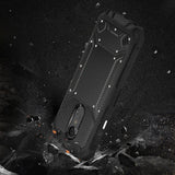 Reiko LG Q7 Plus Carbon Fiber Hard-Shell Case in Black | MaxStrata