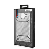 Reiko Samsung Galaxy A6 Carbon Fiber Hard-Shell Case in Gray | MaxStrata