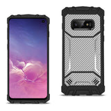 Reiko Samsung Galaxy S10 Lite Carbon Fiber Hard-Shell Case in Gray | MaxStrata