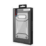 Reiko Samsung Galaxy S10 Lite Carbon Fiber Hard-Shell Case in Gray | MaxStrata