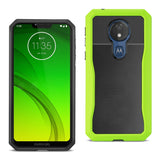 Reiko Motorola Moto G7 Power Full Coverage Shockproof Case in Green | MaxStrata