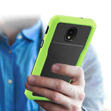 Reiko Samsung Galaxy J7 (2018) Full Coverage Shockproof Case in Green | MaxStrata