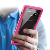 Reiko Samsung Galaxy S10 Protective Cover in Pink | MaxStrata