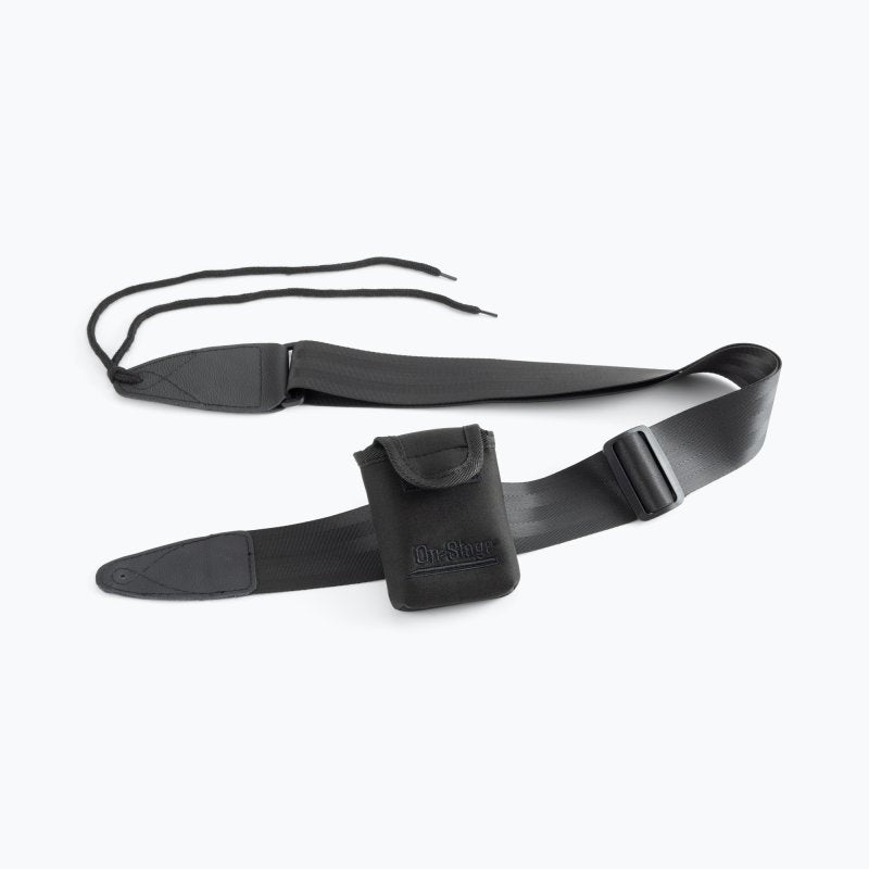 On-Stage Wireless Transmitter Pouch with Guitar Strap (MA1335) | MaxStrata®