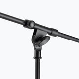 On-Stage Production-Grade Mic Stand with Tripod Base and Boom Arm (MS9701B) | MaxStrata®