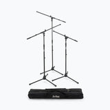 On-Stage Three Euro Boom Mic Stands with Bag (MSP7703)