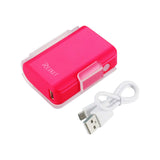 Reiko 4000Mah Universal Power Bank with Cable in Hot Pink | MaxStrata