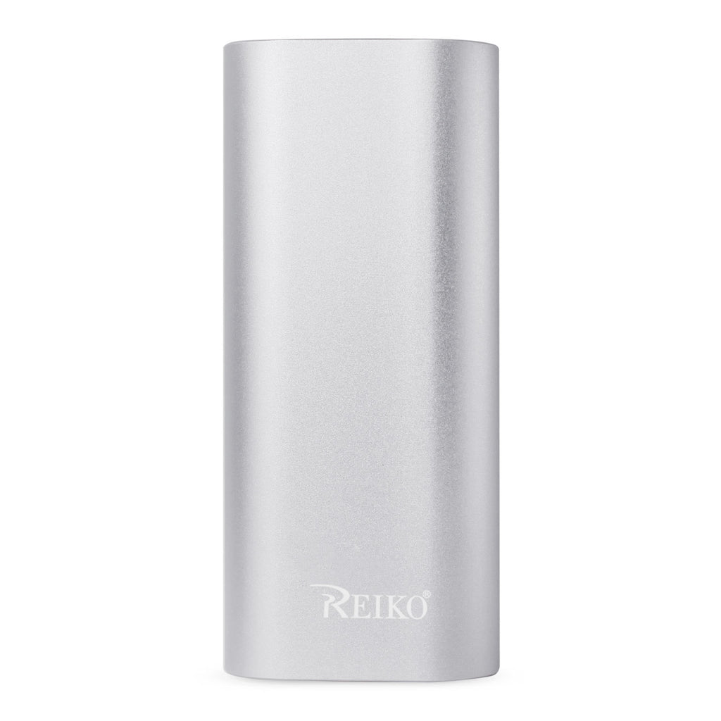 Reiko 2A5V 4800Mah Universal Power Bank with Micro Cable in Silver | MaxStrata