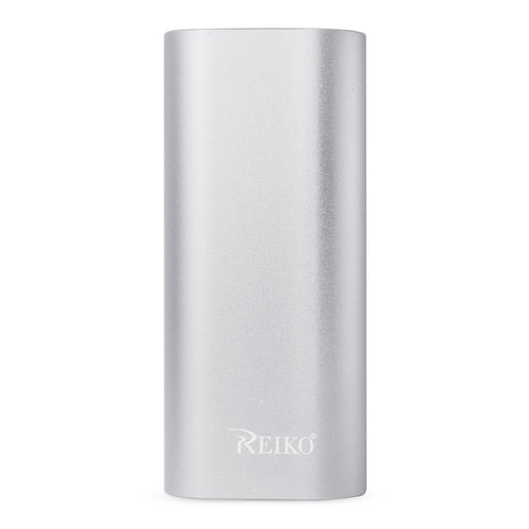 Reiko 2A5V 4800Mah Universal Power Bank with Micro Cable in Silver | MaxStrata