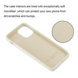 Reiko Apple iPhone 11 Pro Wheat Bran Material Silicone Phone Case in White | MaxStrata