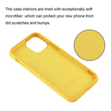 Reiko Apple iPhone 11 Pro Wheat Bran Material Silicone Phone Case in Yellow | MaxStrata