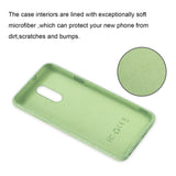 Reiko LG Stylo 5 Wheat Bran Material Silicone Phone Case in Green | MaxStrata