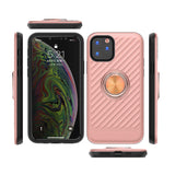Reiko Apple iPhone 11 Pro Case with Ring Holder in Rose Gold | MaxStrata