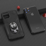 Reiko Apple iPhone 11 Pro Case with Ring Holder in Black | MaxStrata