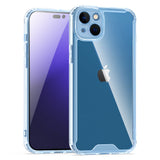 Reiko High Quality 2X Clean PC & TPU Bumper Case in Clear for Apple iPhone 14 | MaxStrata